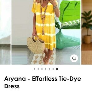 Aryana - Effortless Tie-Dye Dress × 1
Yellow / S (Debbie’s Dresses)
